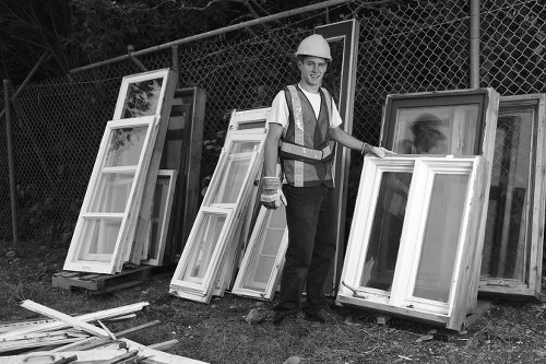 Furniture being cleared out in a Hackbridge home